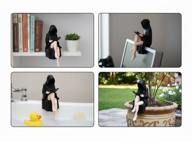 Okuyan Ölüm Figürü - Grim Reaper