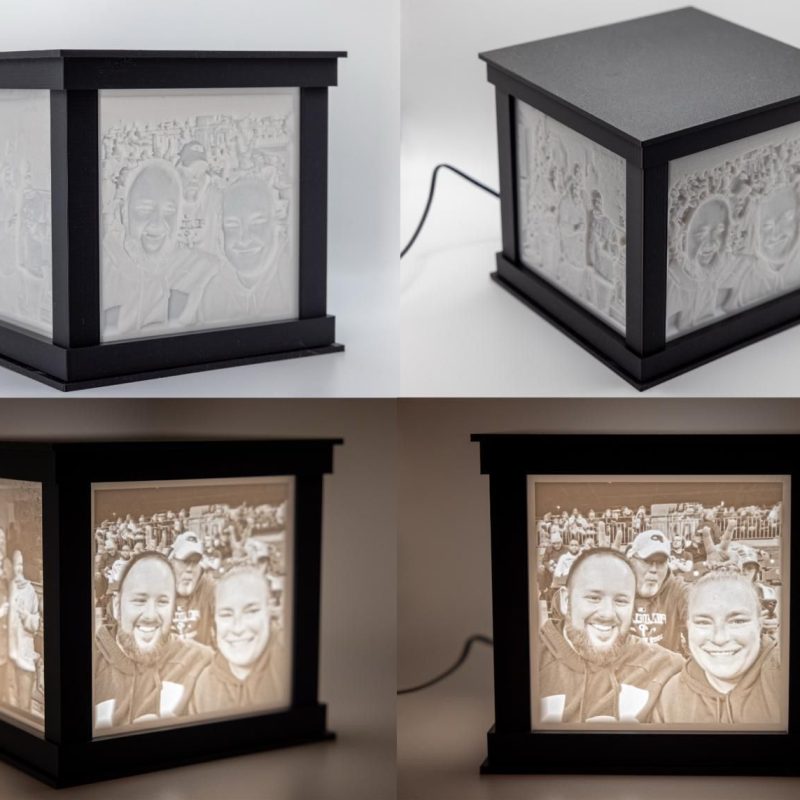 Kişiye Özel 3D Fotoğraf Lambası | Işıklı Anı Kutusu